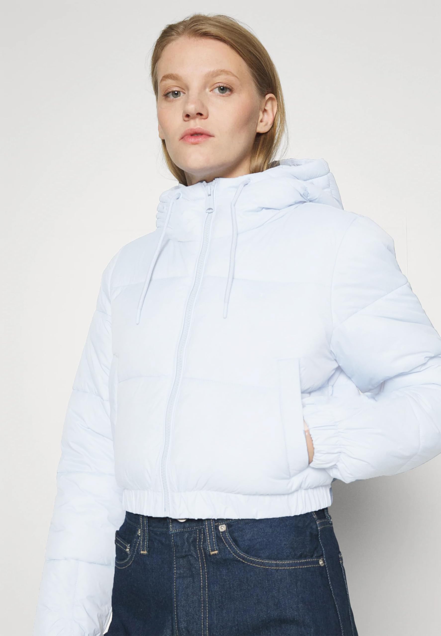Kotty Women Full Sleeve Solid Hooded Puffer Jacket