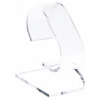 Plymor Clear Acrylic Watch Display Stand, 1.75 W x 3 D x 3.75 H (2 Pack)