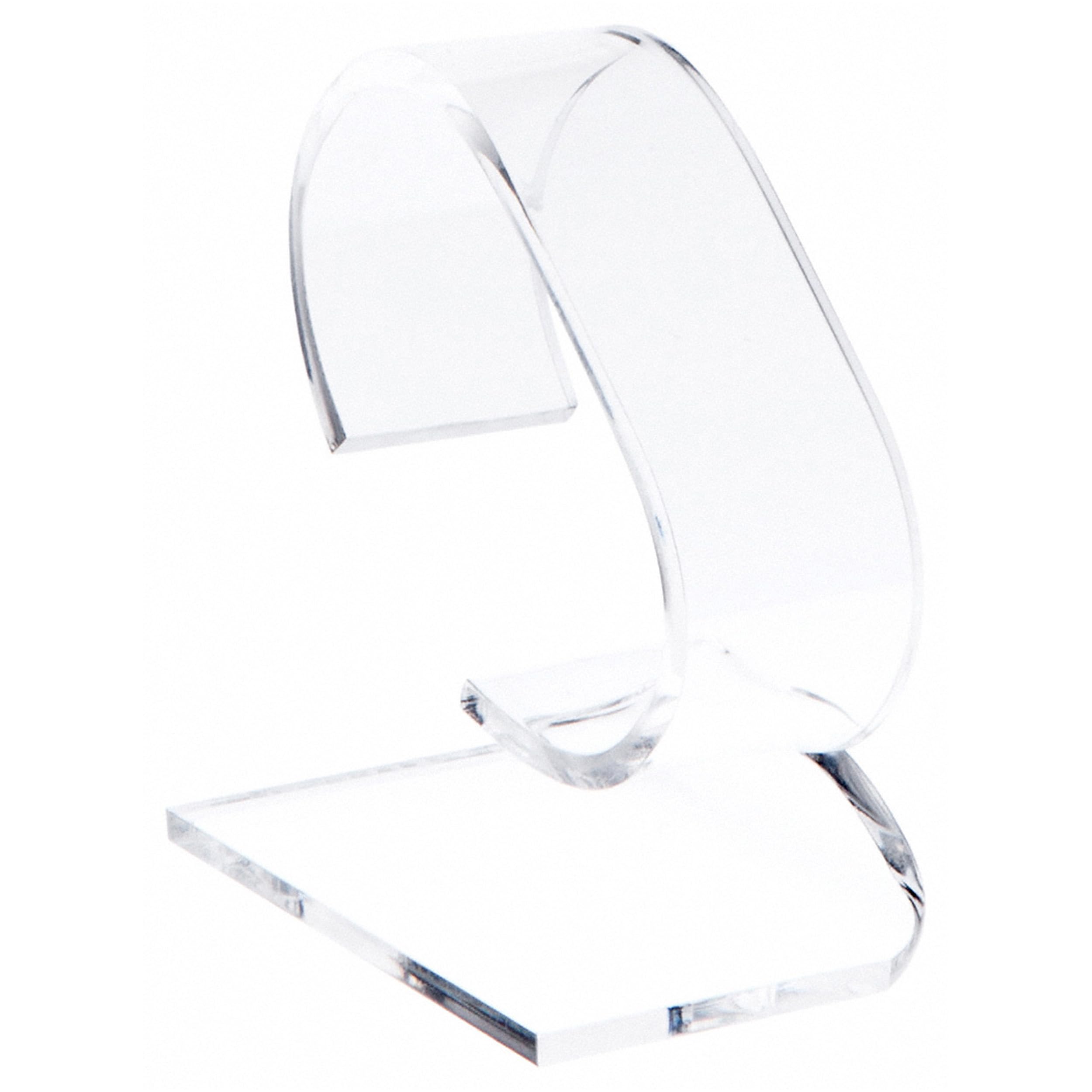 Plymor Clear Acrylic Watch Display Stand, 1.75 W x 3 D x 3.75 H (3 Pack)