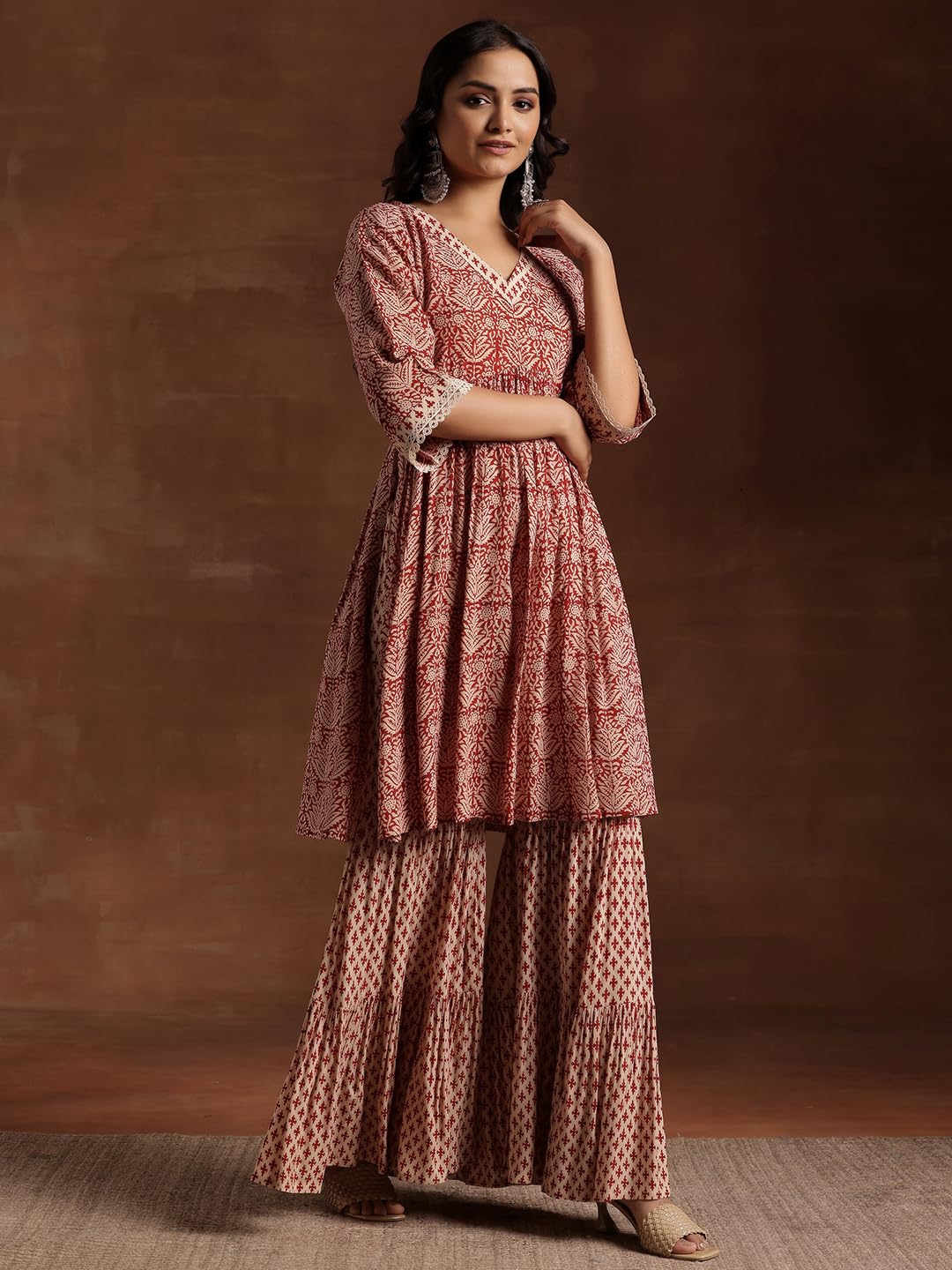 Libas WomenS Pure Cotton Kurta Set (366390R
