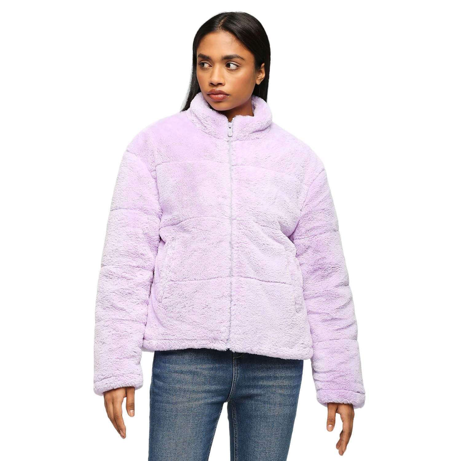 Pepe Jeans WomenS A-Line Coat (Pl402353_Lilac Purple
