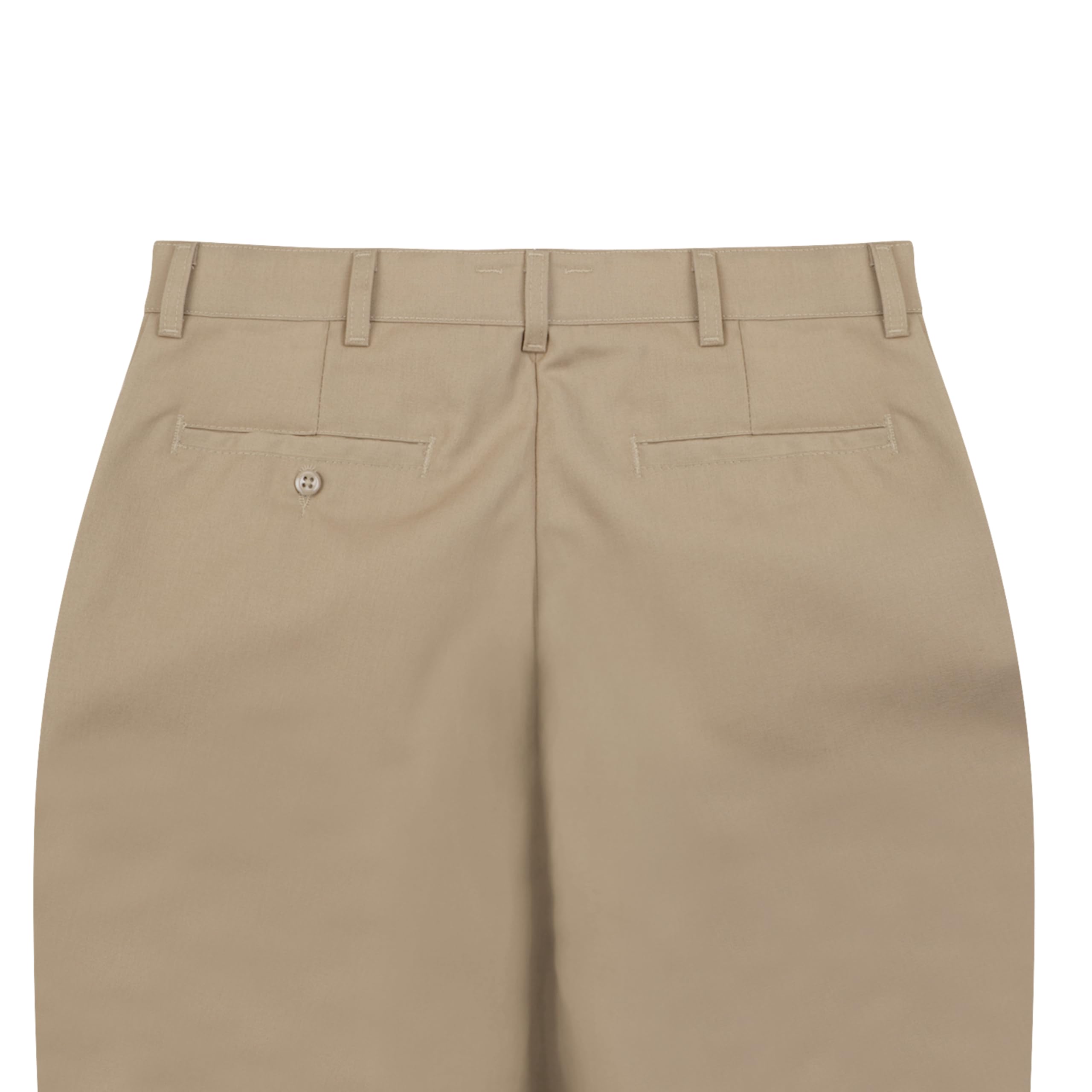 Red Kap Mens Stain Resistant, Flat Front Work Pants, Khaki, 28W x 32L