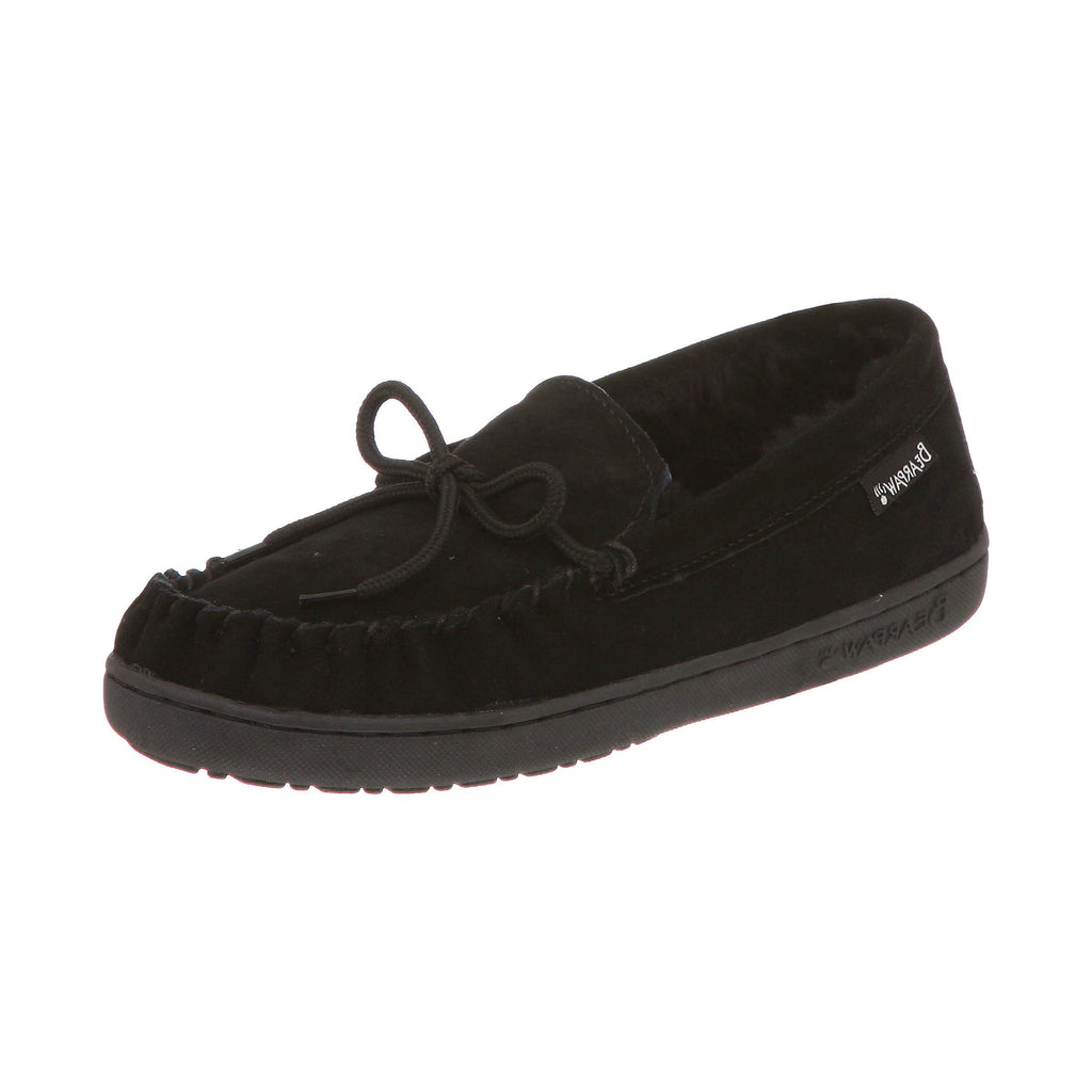 Bearpaw 1295M-001-11 Moc II Slipper for Mens  Black - Size 11