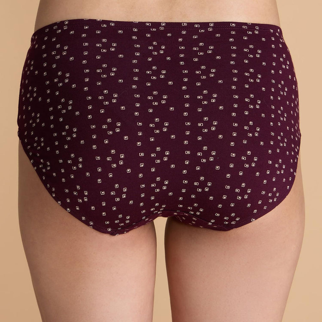 Nykd (Nyp100 Assorted Breathable Cotton Hipster Panty Set For Women | Mid Rise, Medium Coverage With Anti Bacterial & Anti Odour