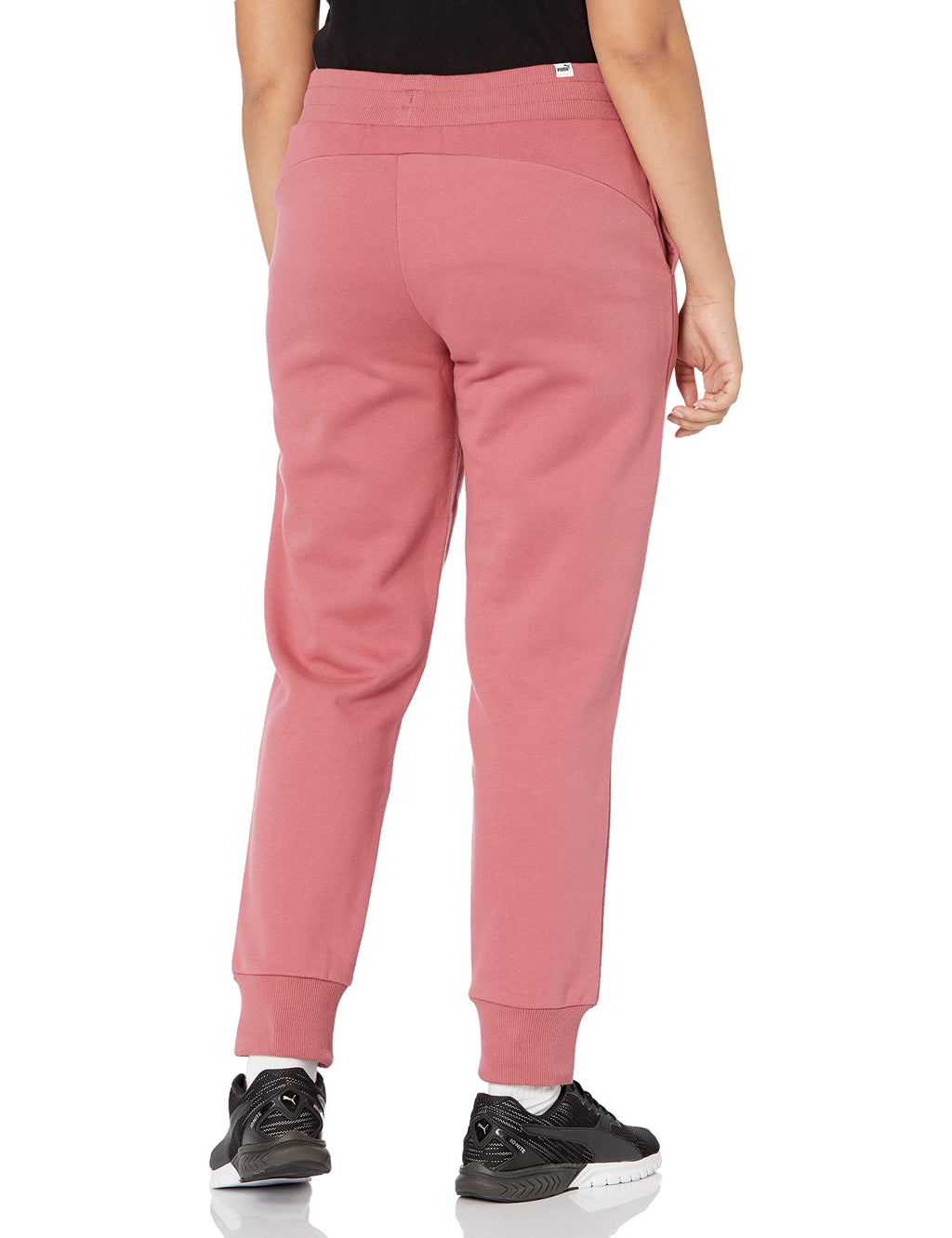 PUMA Plus Size Essentials Fleece Sweatpants Mauvewood/Puma White 3X 29