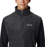 columbia Mens Steens Mountain Vest, charcoal Heather, XX-Large