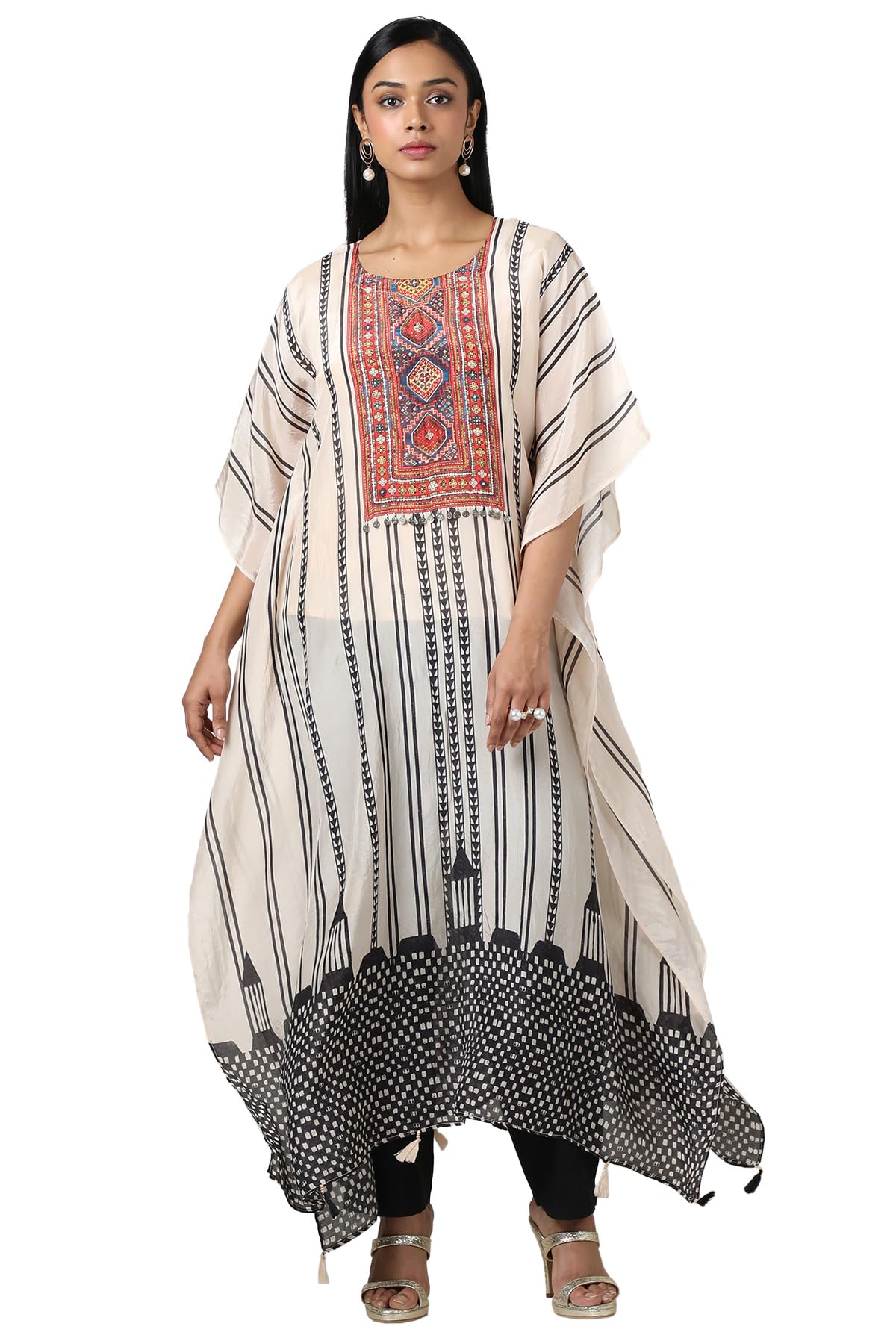 Soch Women Pattern:ethnic Motifs Fabric:muslin Embellishment Type:sequins Package Contains: Kurta Inner Pant