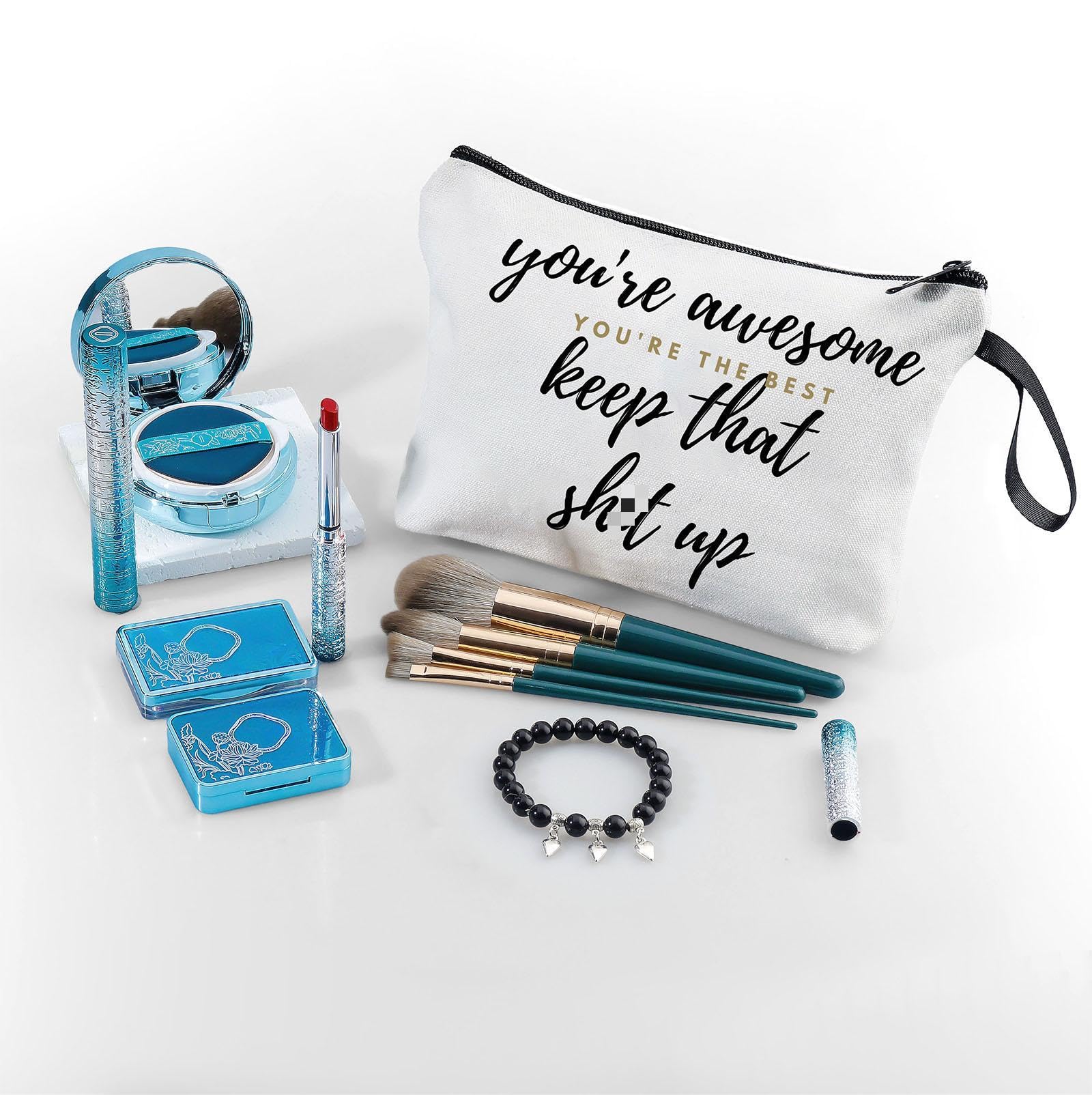 SEAMOON Special Gifts For Women,Canvas Zipper Pouch,Inspirational Gifts For Women Friends,Best Friends Birthday Gifts,Sister Bir