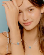 FOREVER QUEEN December Birthstone Charms for Charms Bracelet- 925 Sterling Silver Bead Openwork Charms, Happy Birthday Charms fo