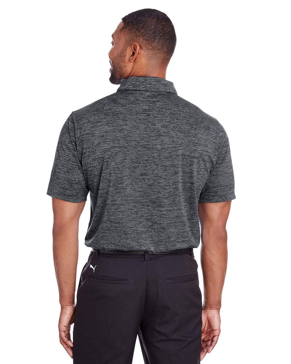 Mens Icon Heather Polo - PUMA BLAcK - M(D0102H7Y4Y2)