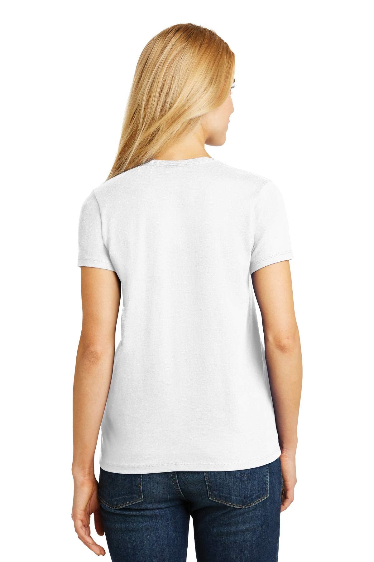 Ladies Perfect-T V-Neck T-Shirt - MAROON - 3XL(D0102H7YWJ8)