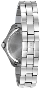 Bulova Ladies' Classic Crystal Stainless Steel 2-Hand Quartz Watch, Pave Dial Style: 96L236