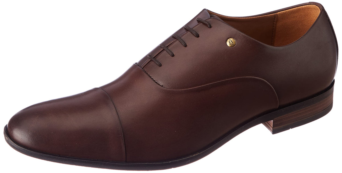 Hush Puppies Florian Toe Cap Mens Dark Brown Formal Shoes  8 UK (8244789) 8