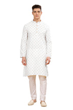 Be Active MenS Cotton Regular Kurta (C-399-1_White