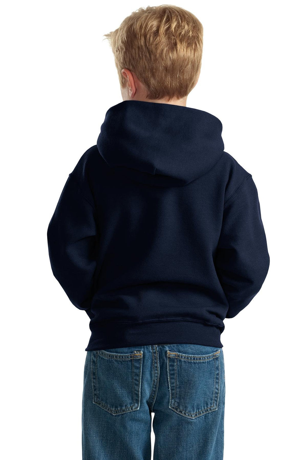 Youth 8 oz NuBlend Fleece Pullover Hooded Sweatshirt - BLAcK - S(D0102H2H70g)