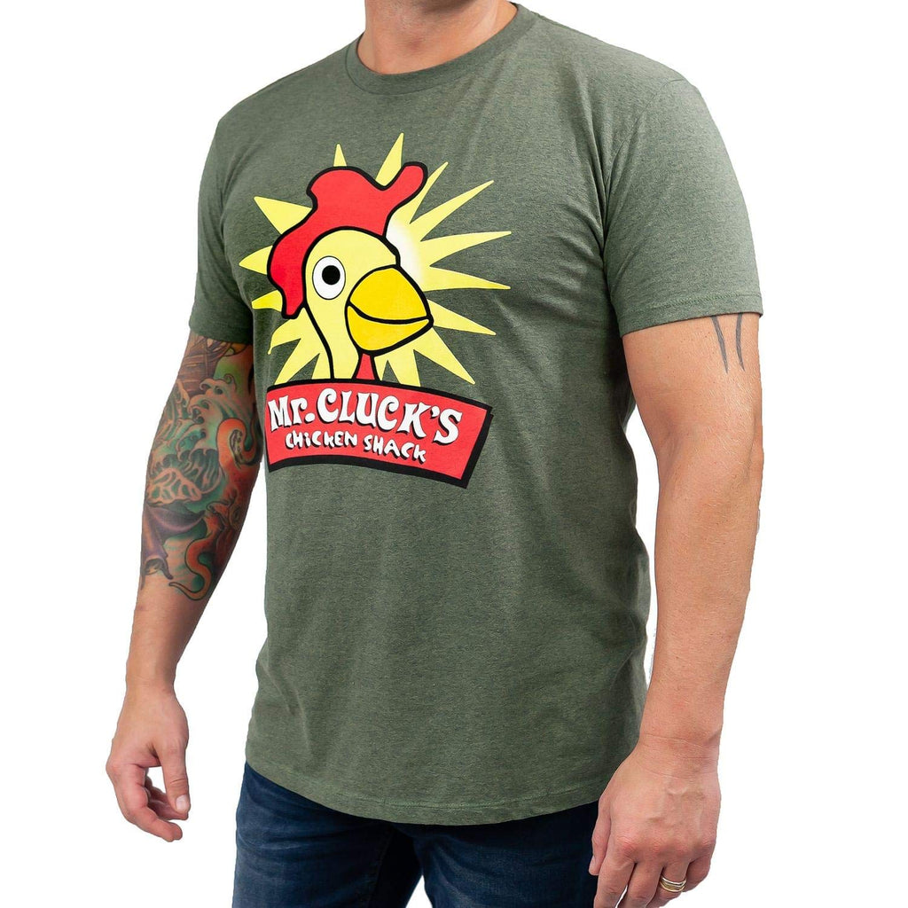 Lost Mr. Cluck's Chicken Men's Green T-Shirt - Large