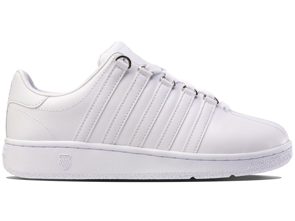 K-Swiss Men's Classic VN Leather Sneaker, White/White, 10.5 XW