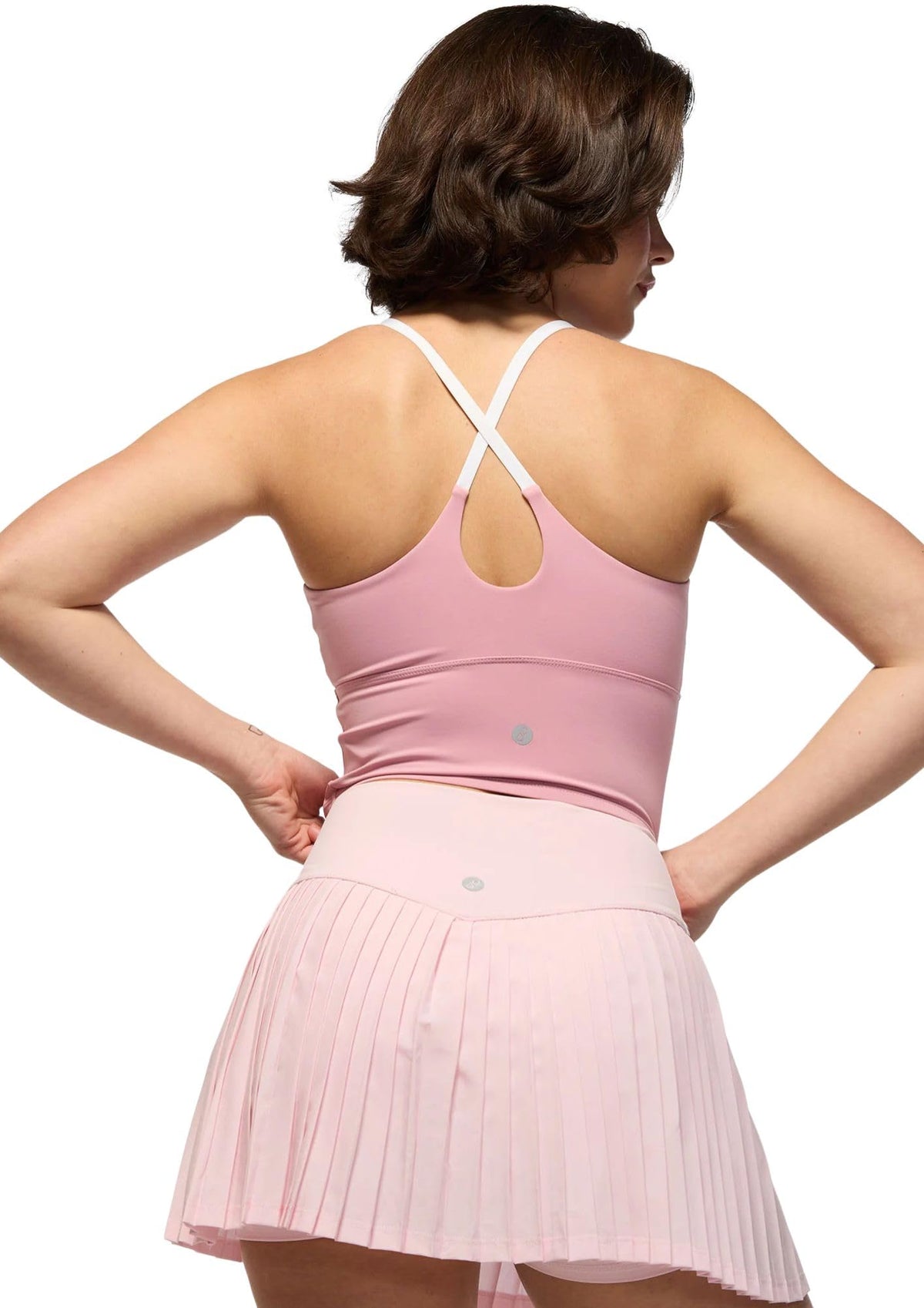 Black Cross Back Sports Bra (In, Alpha, Xl, Pink)