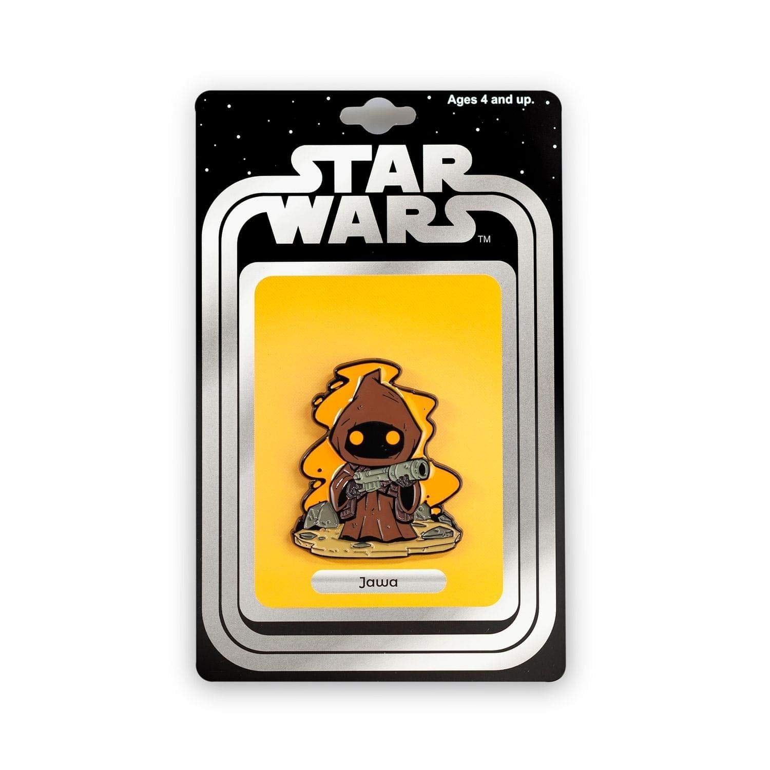 STAR WARS OFFICIAL Jawa Pin, Exclusive Art Design By Derek Laufman, Star Wars Series Collectors Pins