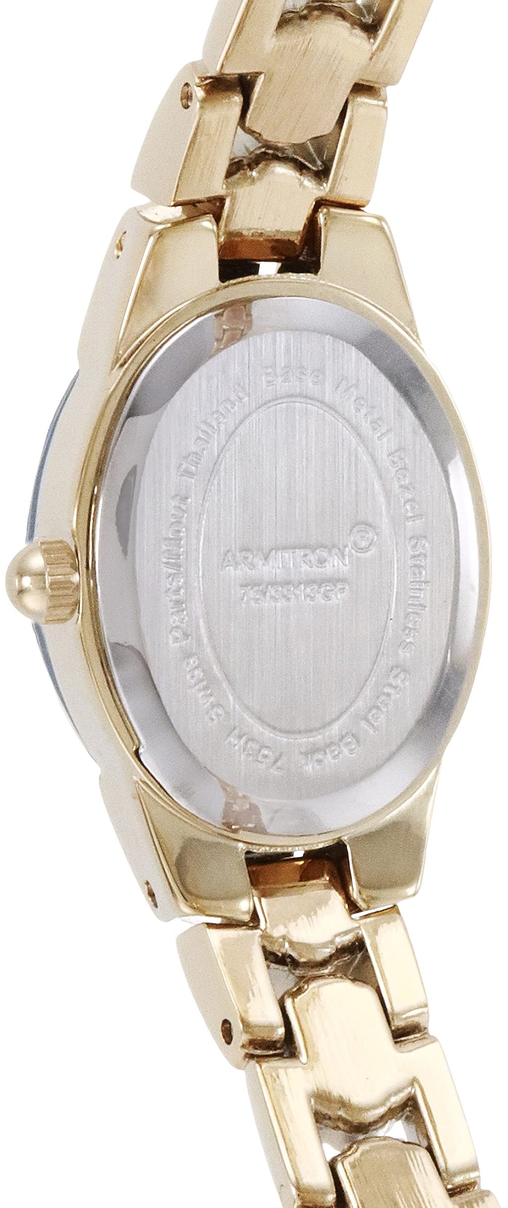 Armitron Women's Bracelet Watch, 75/3313 - Black/Gold-Tone