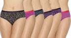 Lyra Lux WomenS Floral Cotton Panty (Pack Of 6)