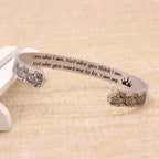 Btysun Bracelets for Women Gifts Christmas Inspirational Cuff Bracelets for Women Wide Bracelet Bangle Personlized Gifts for Her