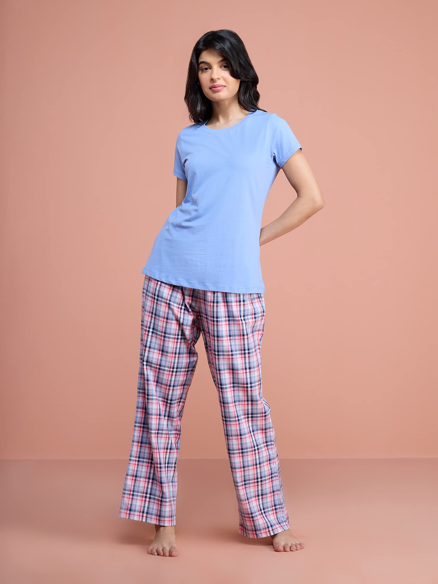 Nykd WomenS Ultra Soft All Occasions Everyday Cotton T- Shirt/Tee Essential | Relaxed Fit | Cotton | Crew Neck - T-Shirts & Tan