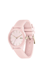 Lacoste TR90 Quartz Watch with Rubber Strap, Pink, 17 (Model: 2001065)