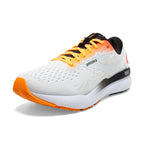 Brooks Mens Ghost 16 Neutral Running Shoe - White/Illusion/Coral - 11 Medium