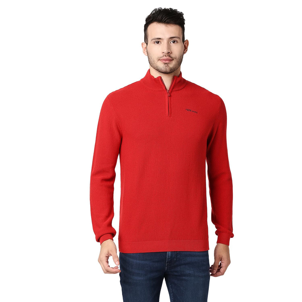 Pepe Jeans MenS Cotton Classic Sweater (Pm702321_Red_2Xl)