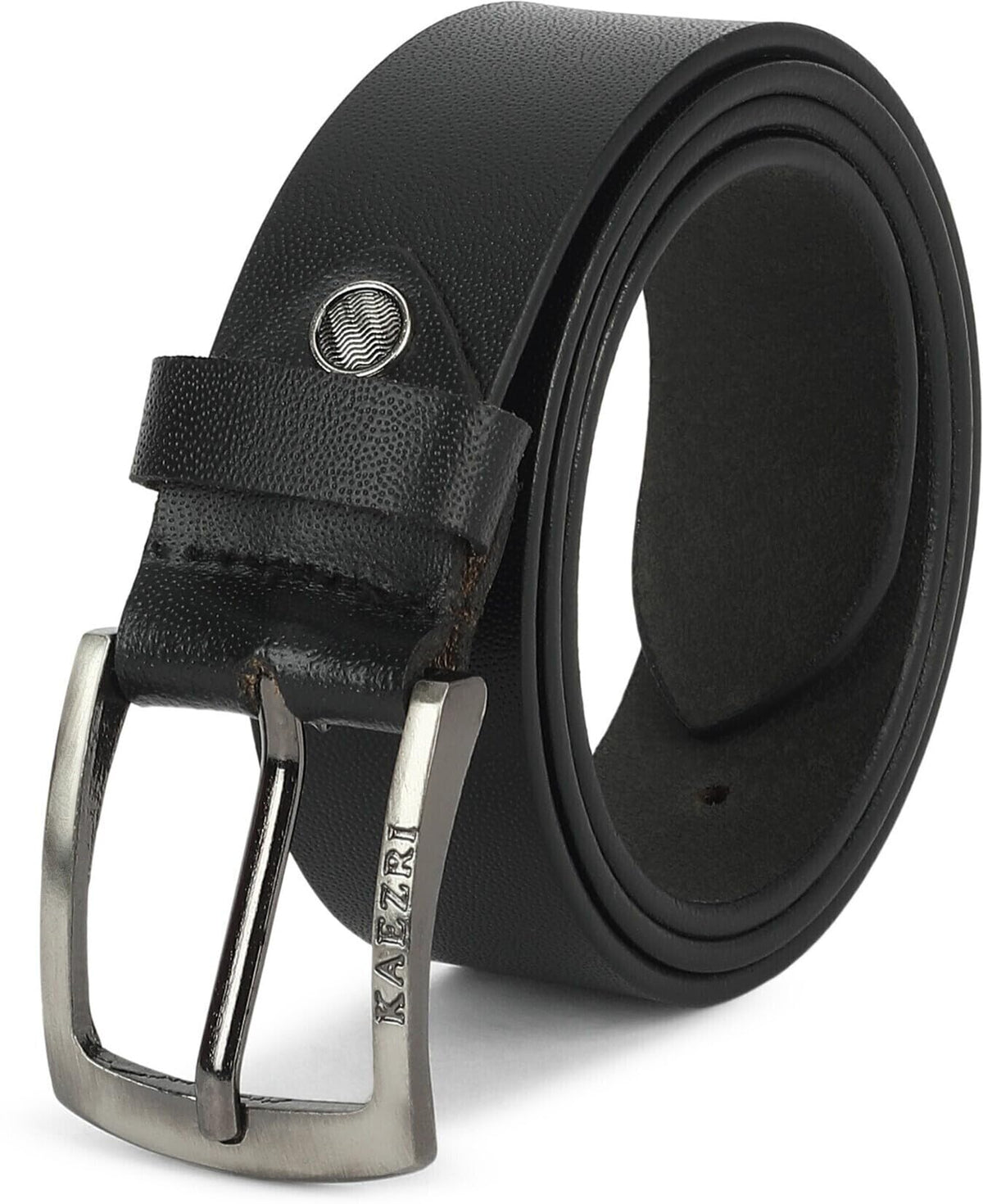 Men Evening, Party, Formal, Casual Black Genuine Leather Belt ()_213 38
