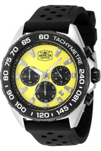 Invicta Men's Analog Quartz Watch with Silicone Strap 47770, Silver, Strap