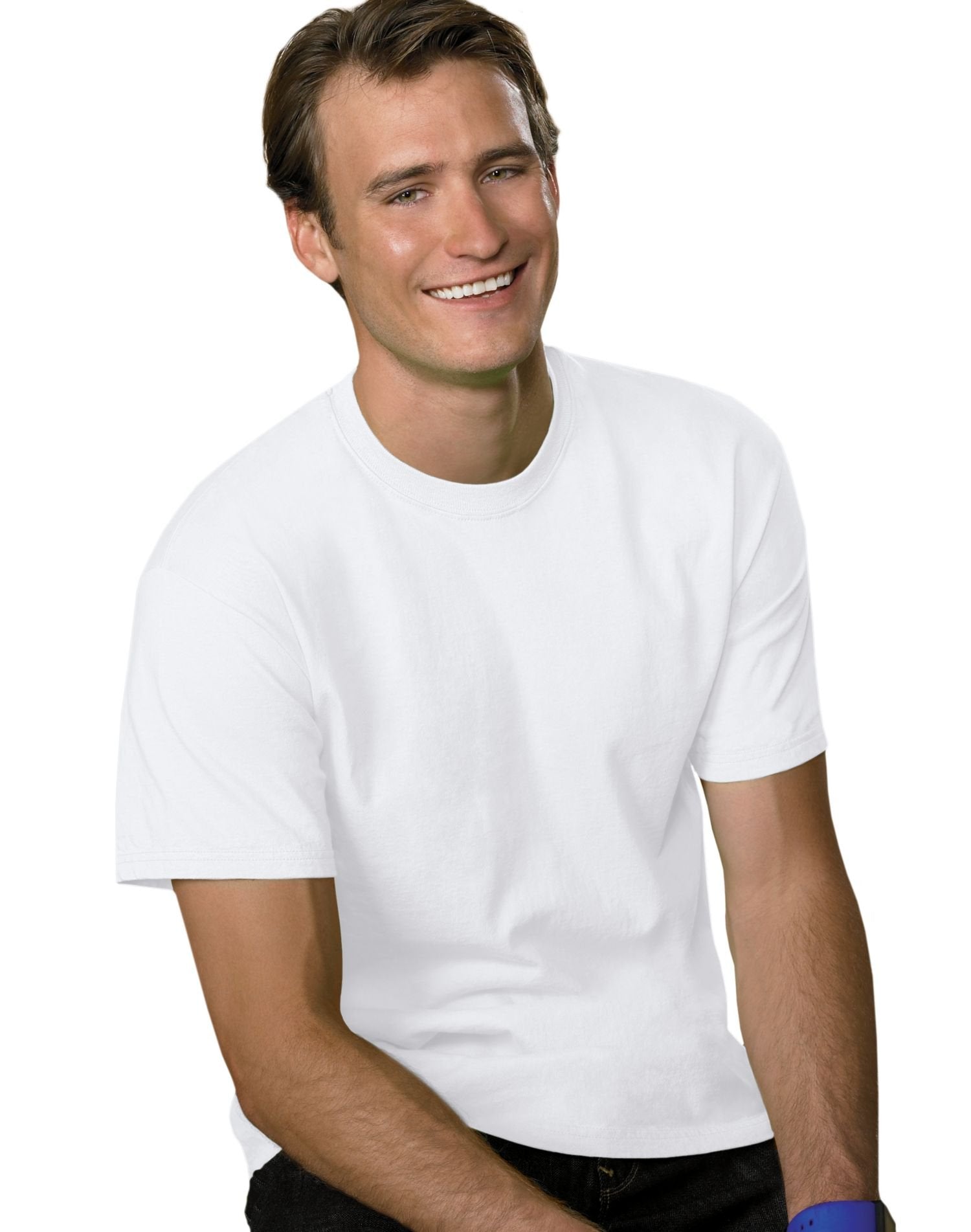 Unisex 52 oz comfortsoft cotton T-Shirt - WHITE - S(D0102H7DXW8)