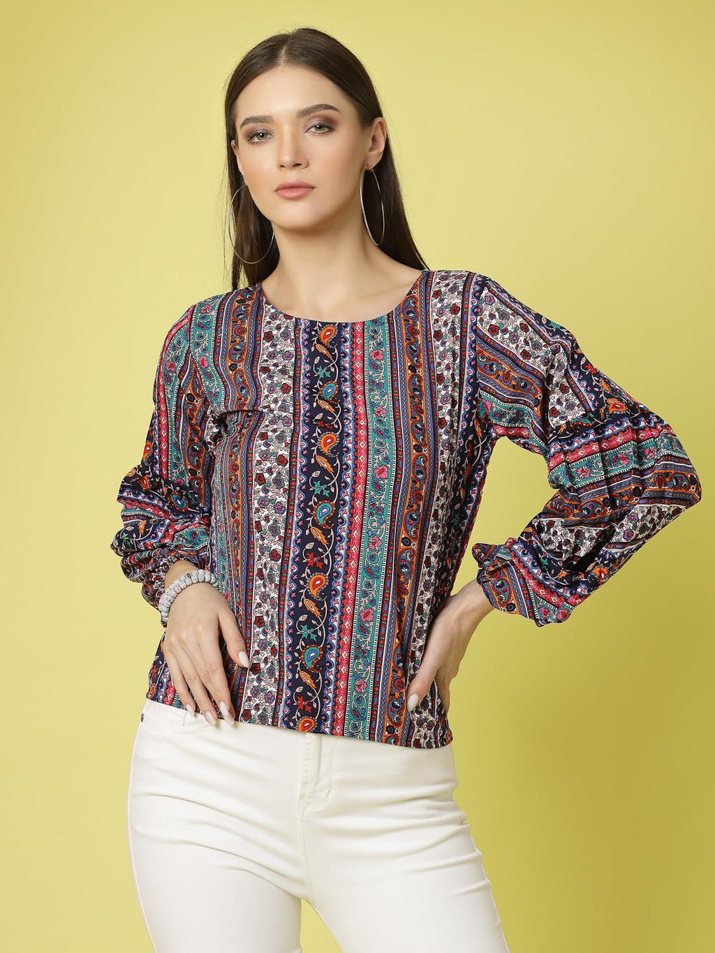 OOMPH! Tops for Women, Multicolor - mt752