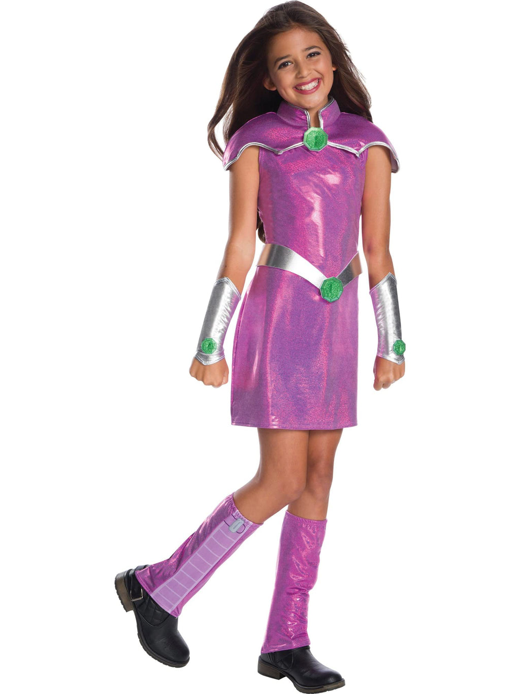 Rubie's Girl's DC Superhero Deluxe Starfire Costume, Large, Multicolor