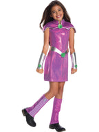 Rubie's Girl's DC Superhero Deluxe Starfire Costume, Large, Multicolor
