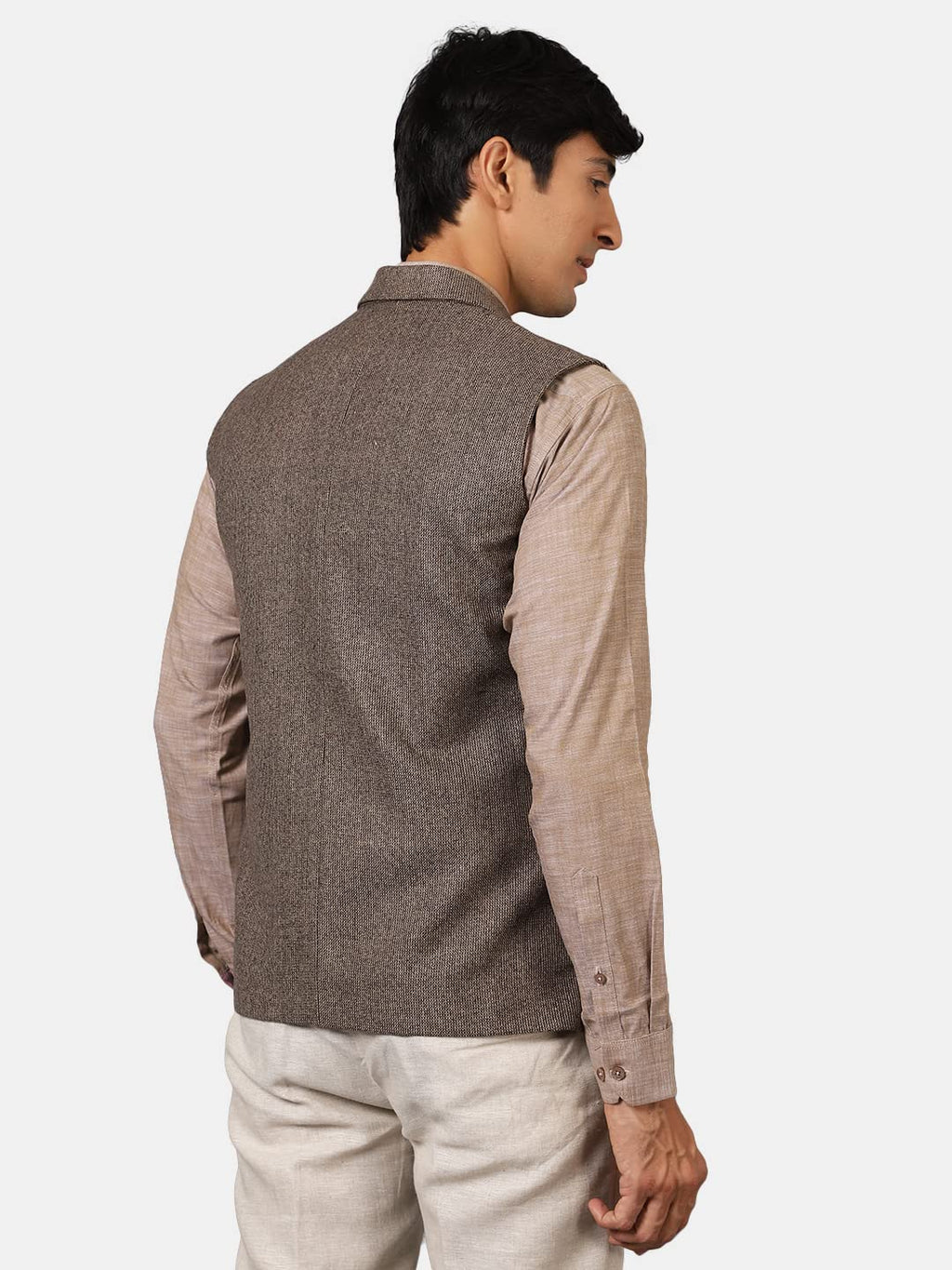 Wintage Men'S Tweed  Modi Nehru Jacket