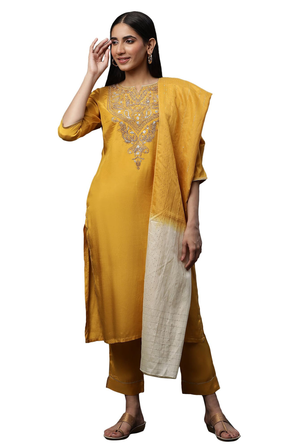 Aurelia Men'S Rayon Kurta Set (23Auas14663-704680