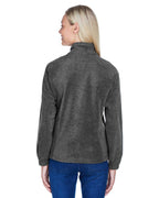 Ladies 8 oz Full-Zip Fleece - BLAcK - XS(D0102H7NJPJ)