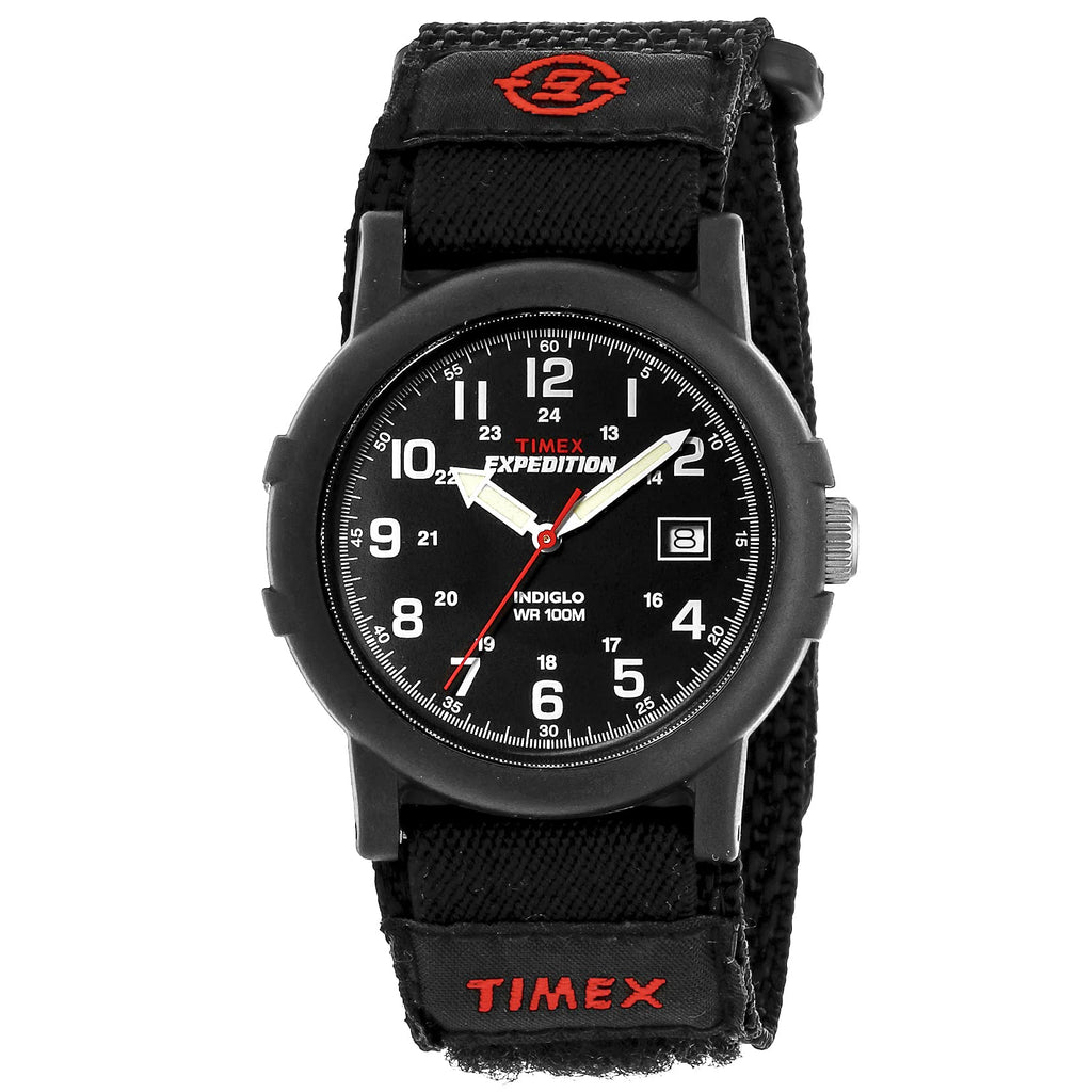 Timex Men's T40011 Expedition Camper Black Fast Wrap Strap Watch