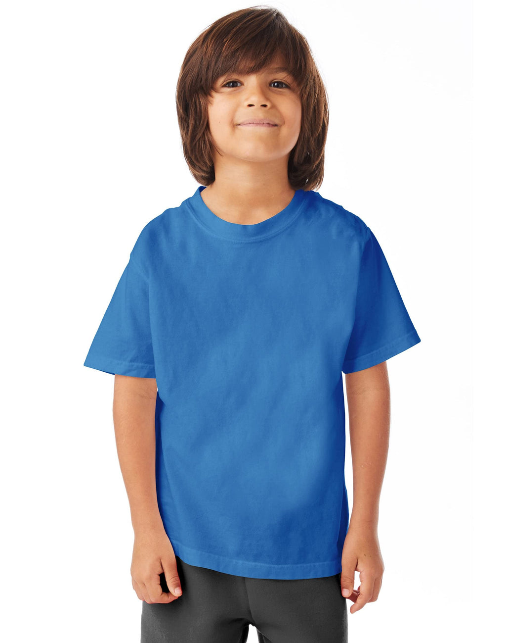 Youth garment-Dyed T-Shirt - BLAcK - XS(D0102H7DX0P)