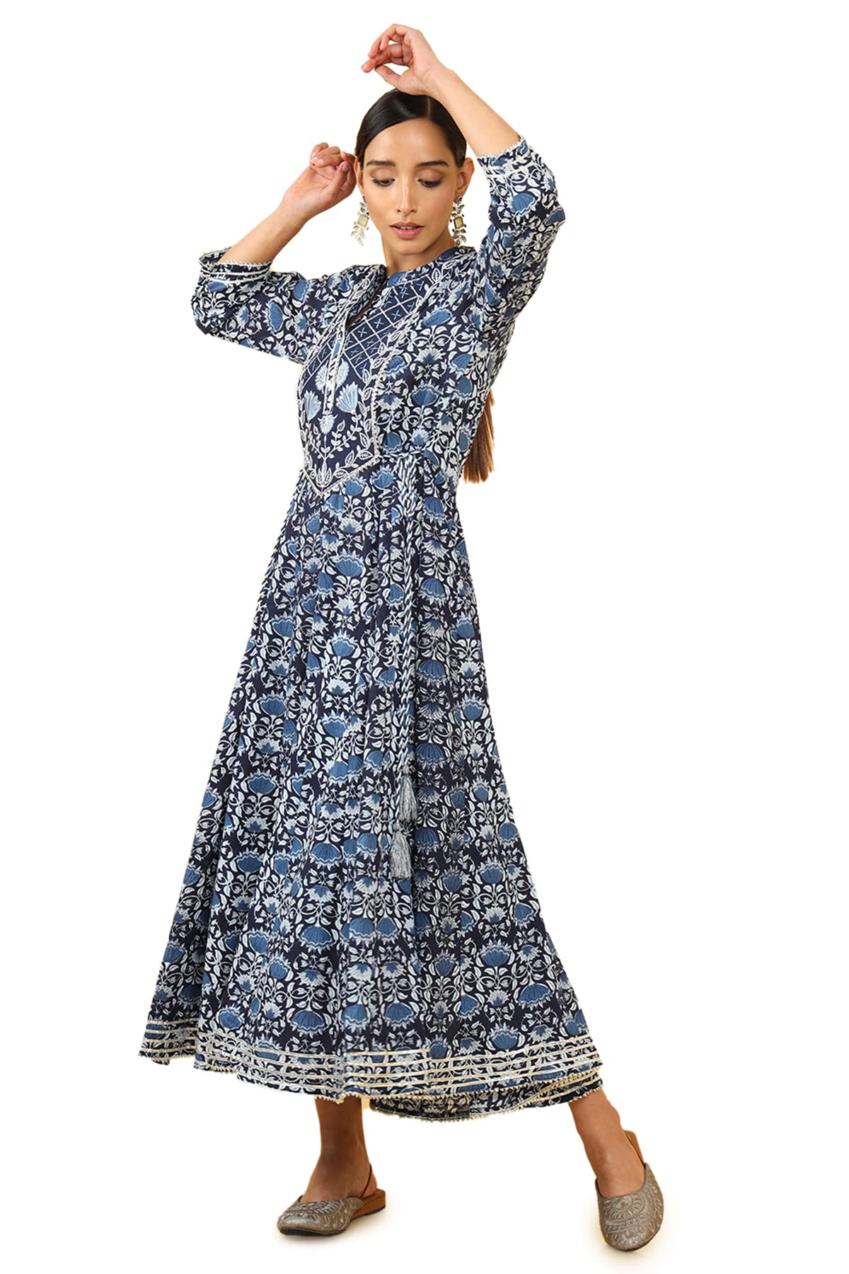 Soch Women Cotton Embroidered Kurta