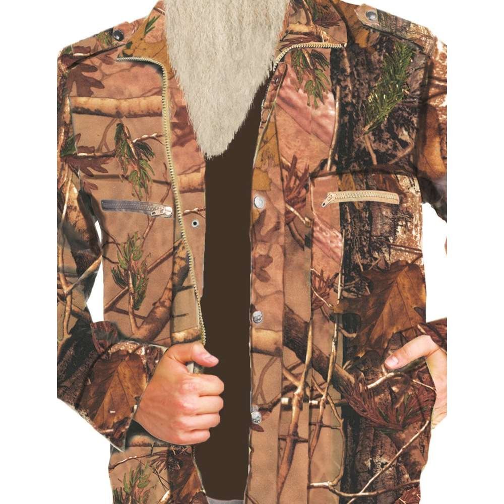 Forum Novelties Men's Hunting Man Costume Jacket, Camouflage, One Size