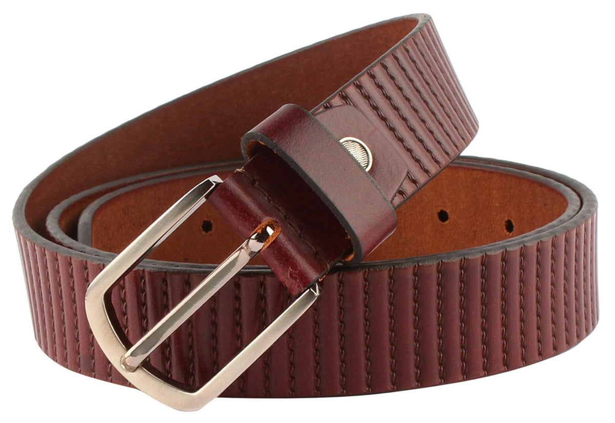 Nukaichau Mens/Gents/Boys Genuine Original Leather Belt | Formal/Casual | Brown/Black/Tan Colour | 28 To 44 Sizes | .. Belt 516_ 44