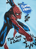 The Souled Store Official Spider-Man : One & Only Boys Round Neck Multicolor Color Blocked Cotton Full Sleeve T-Shirts
