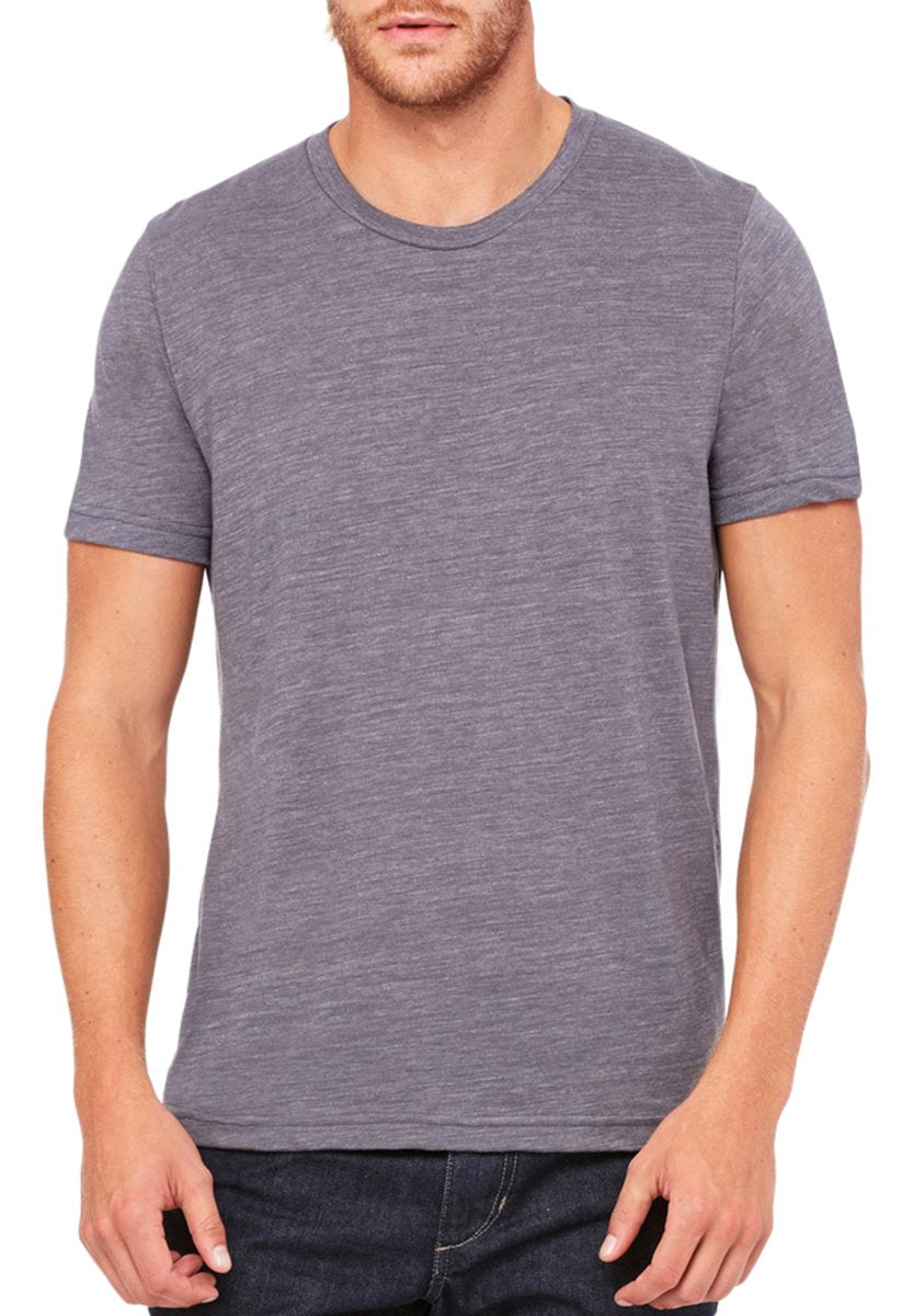 Unisex Poly-cotton Short-Sleeve T-Shirt - BERRY - S(D0102H7W0YX)