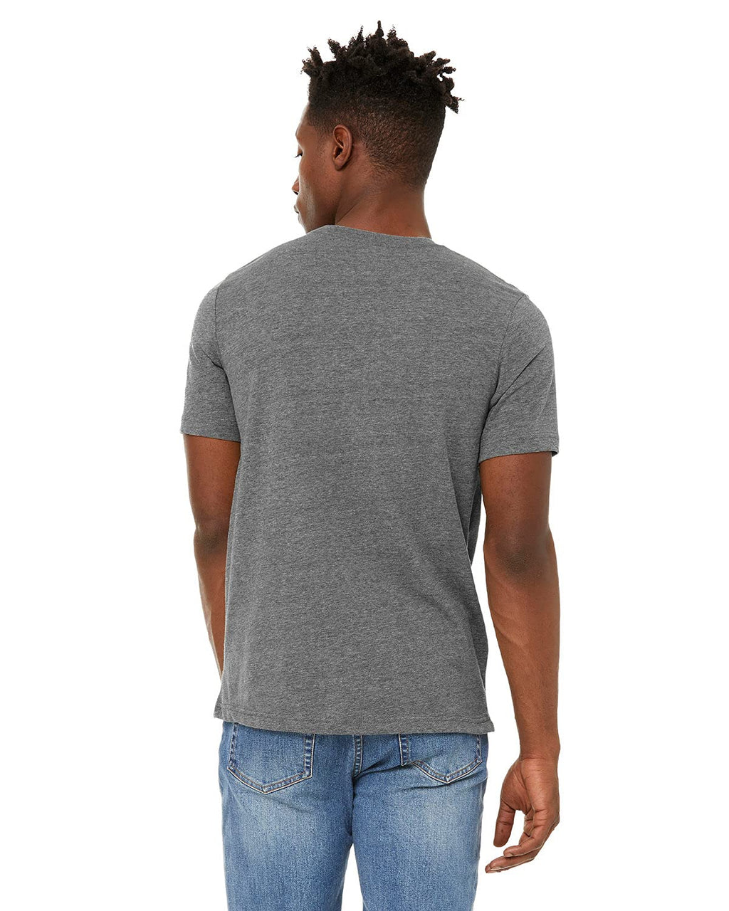 Unisex Sueded T-Shirt - HEATHER RED - XS(D0102H7KPNP)