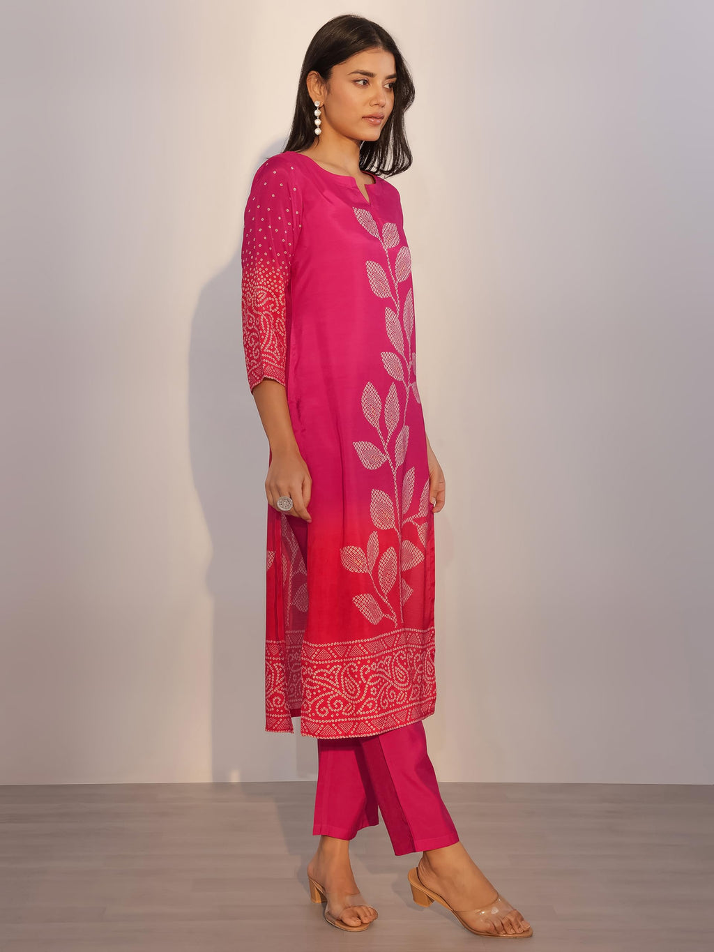 Libas WomenS Silk Blend Kurta Set (400374