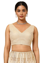 Soch Women Jute Textured Sleeveless Regular Fit Blouse