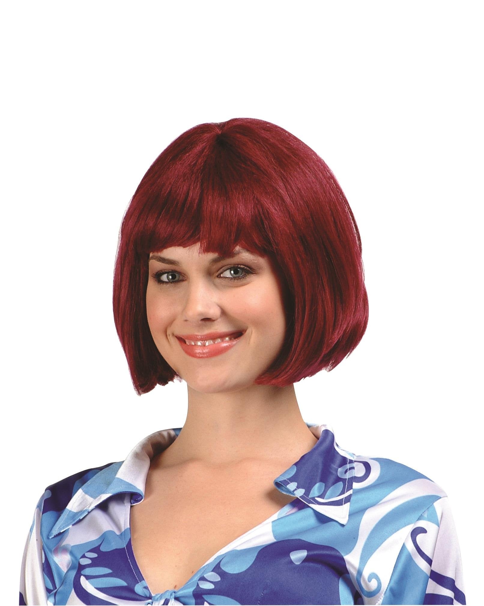 BARBARA BOB ANN  WIG- BURGUNDY